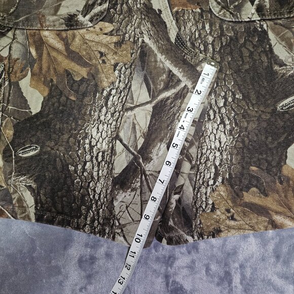 Vintage Carhartt Realtree Camouflage B191 CMO Carpenter Shorts Men's Size 36 - Picture 9 of 10